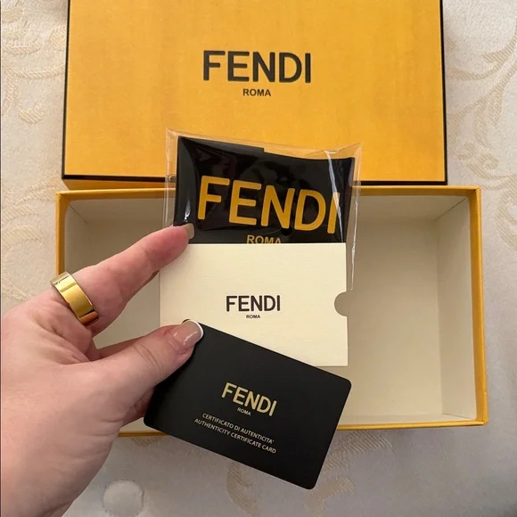 Fendi Black and Gold Sunglasses with Pouch display picture 1